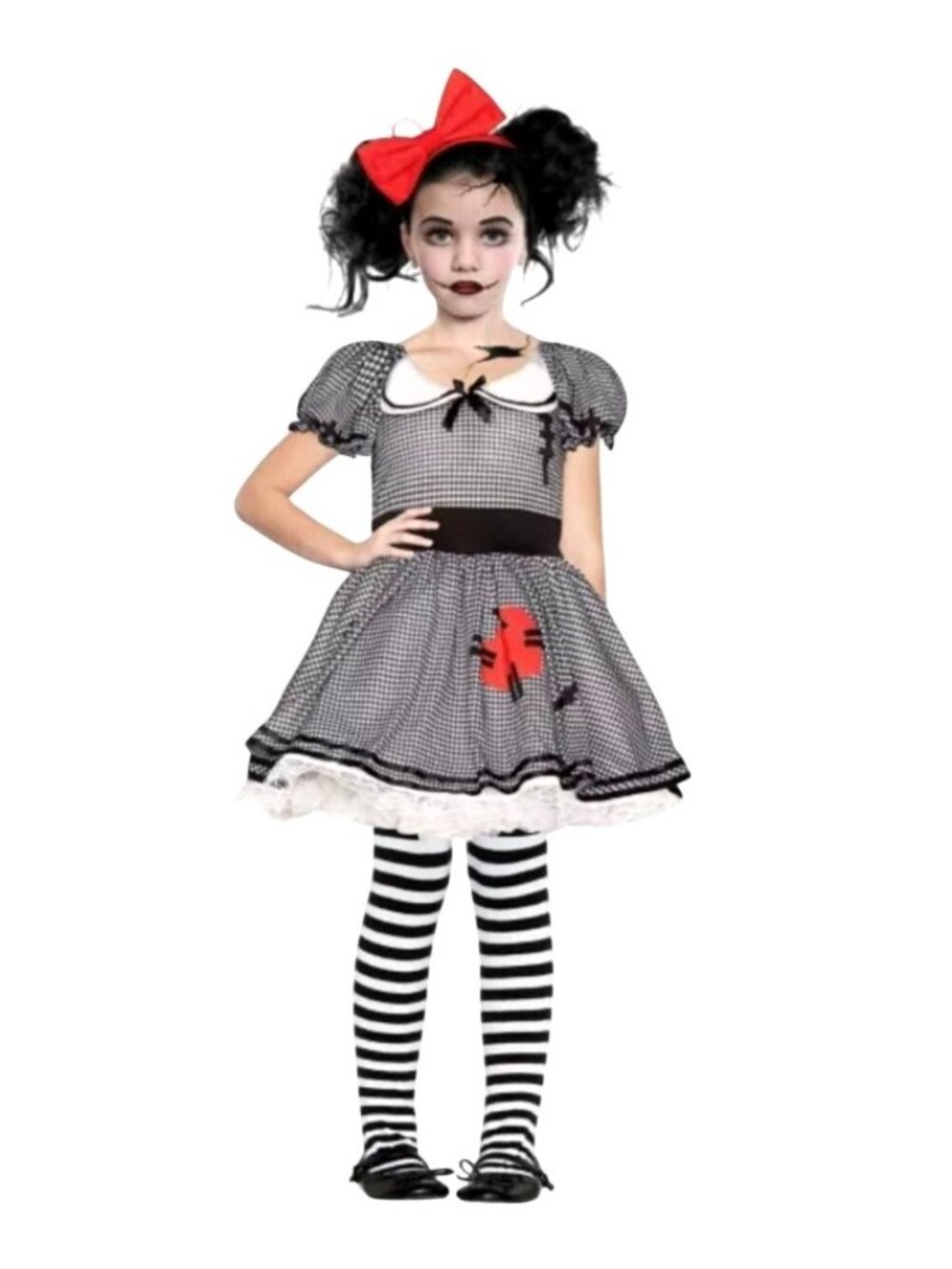 Wind-Up Dolly Girls M Costume Halloween Dress By Spirit